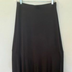 Chico's Flirty Black Maxi Skirt Size S